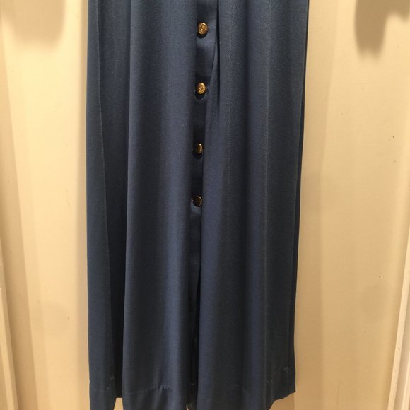 Vintage 70's Joy Stevens Full Button Maxi dress *Daisy Jones Costume* - Picture 13 of 16